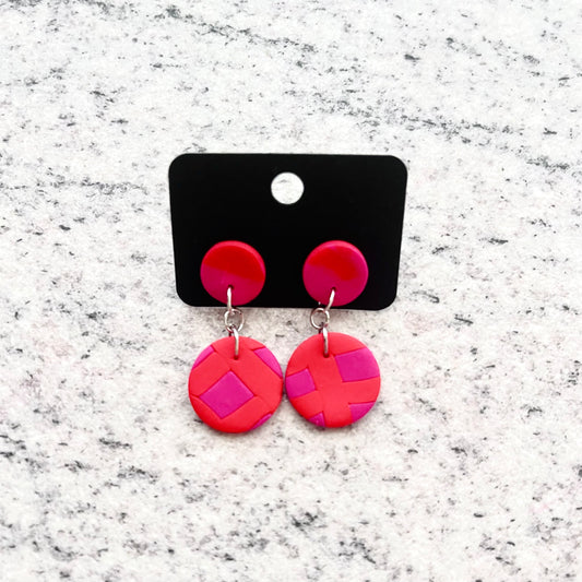 Obroč ljubezni- roza, rdeč